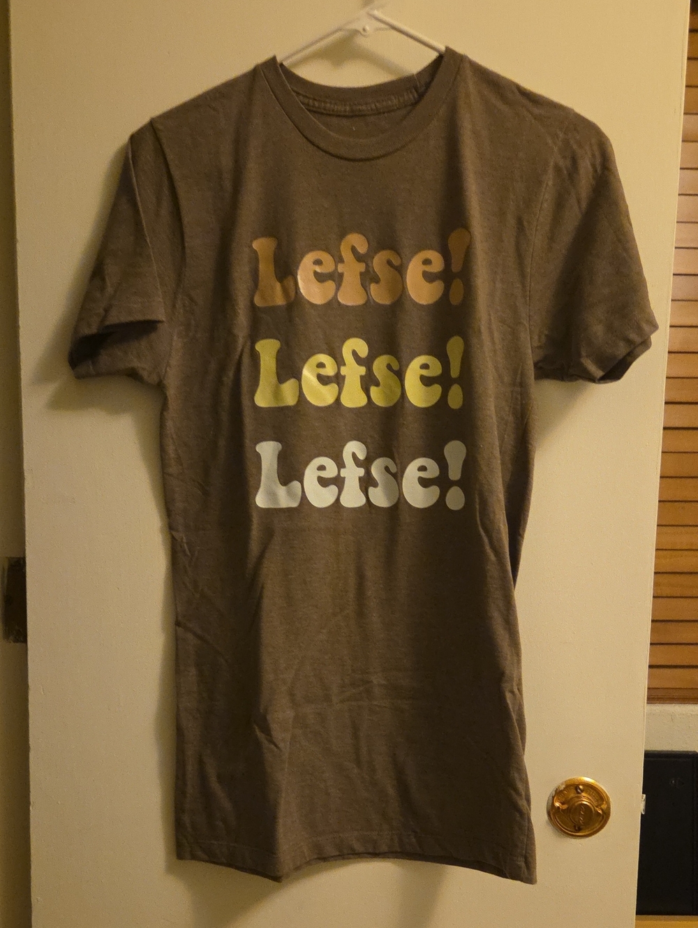 Lefse! Graphic Tee - Brown Unisex T-Shirt